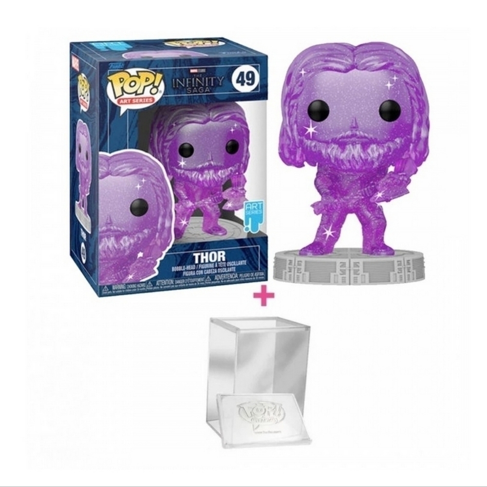 Funko Pop! Infinity Saga: Thor 49 Art Series Broken Stormbreaker w/ Protector